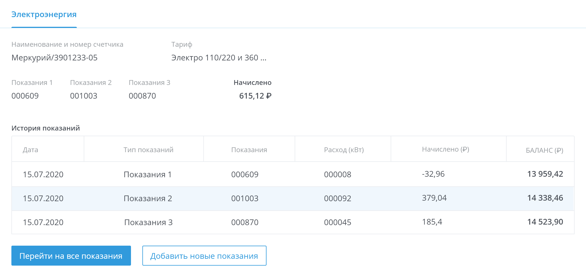 показывает интерфейс страницы