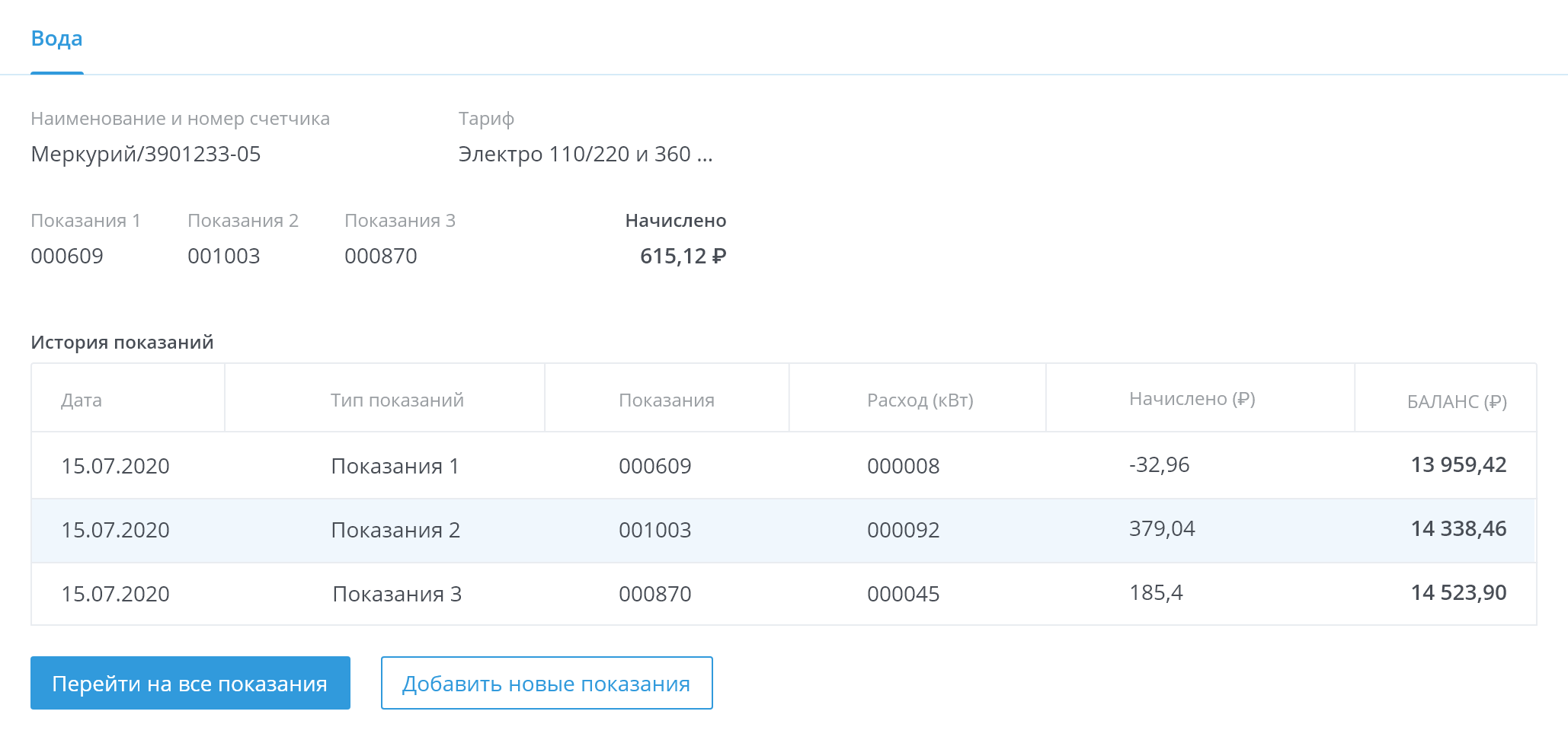 показывает интерфейс страницы